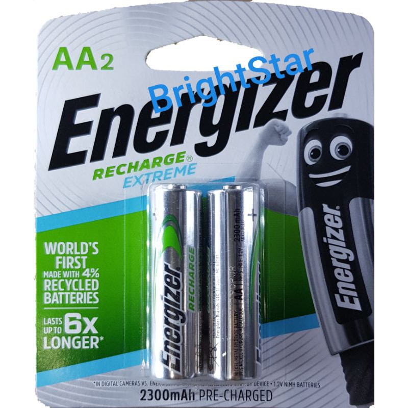 Energizer Baterai Charge AA 2300 mAh (Baterai Isi Ulang)