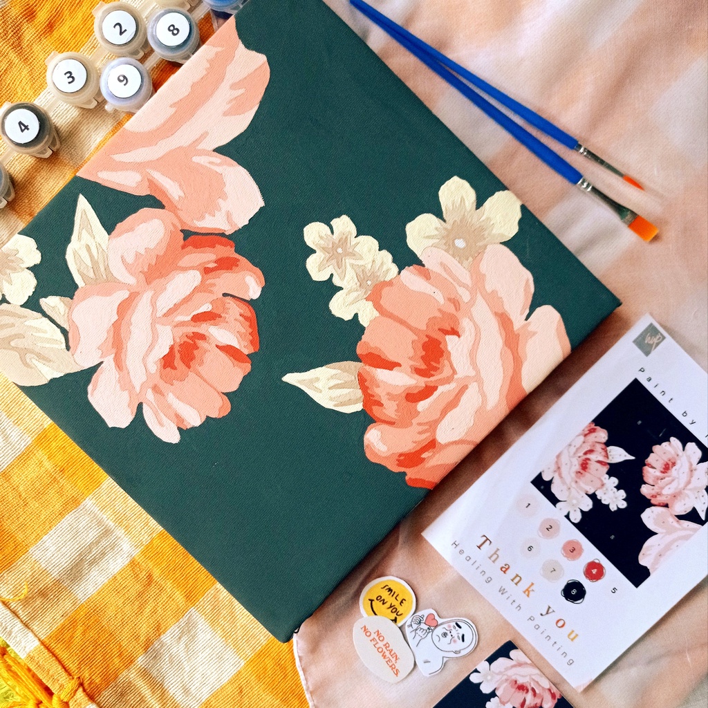 

Paint by Number Kit l Spring Blossom