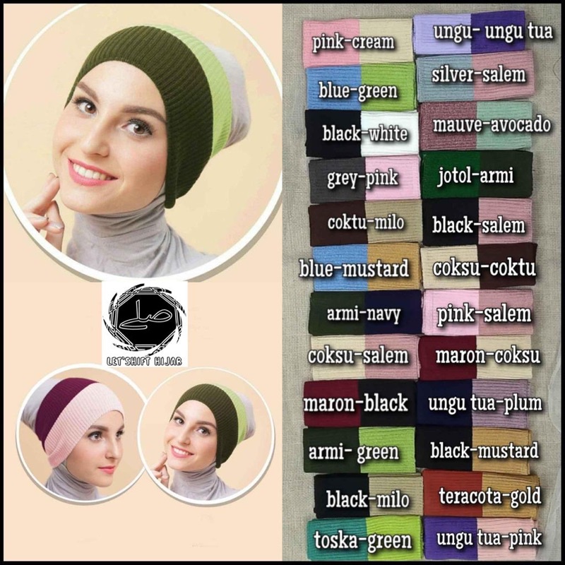 INNER RAJUT BB GROSIR/CIPUT RAJUT 2 WARNA/DALAMAN DUA WARNA BAHAN RAJUT/GROSIRANG 10&amp;20 PCS