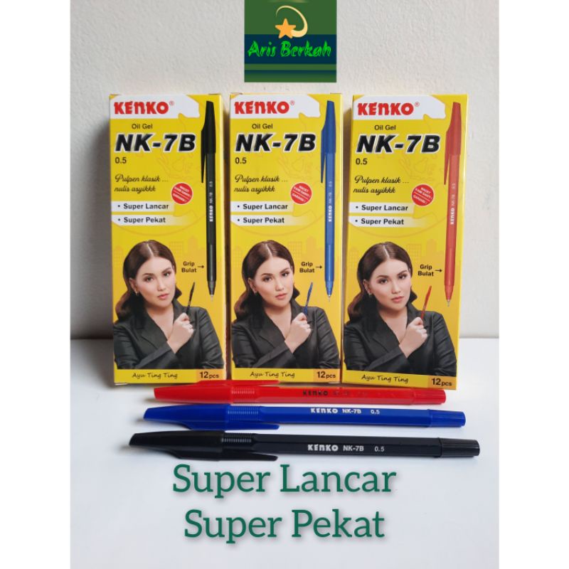 

Pen Kenko Oil Gel NK - 7B / Pulpen Kenko Jual Lusinan