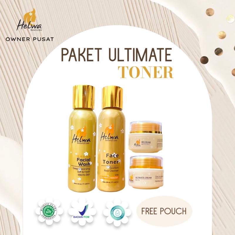 PAKET ULTIMATE ( WAJIB KONSUL ) Helwa Beautycare FREE POUCH TAS POUCH