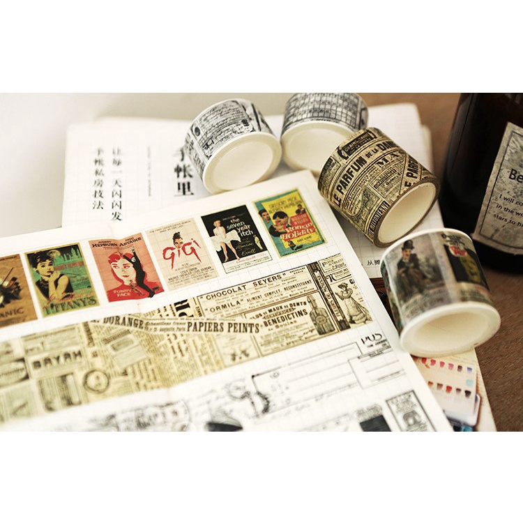 

Masking Tape Retro Advertising ( Koran ) 40 mm x 7 M