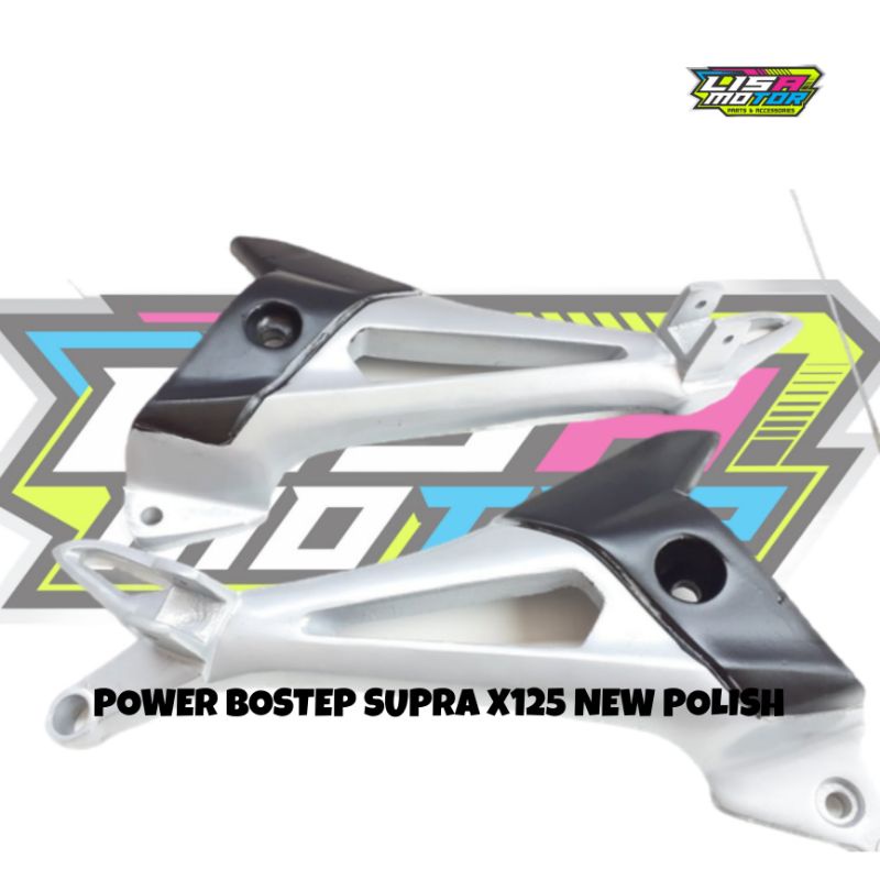 POWER POSTEP  BELAKANG SUPRA 125 NEW/PENAHAN BOSTEP BELAKANG SUPRA 125 NEW