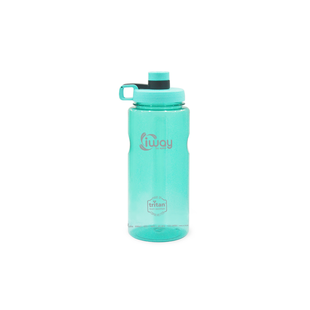 IWAY Water Bottle With Handle (2000ML), EPLAS, Water Tumbler, Botol Air