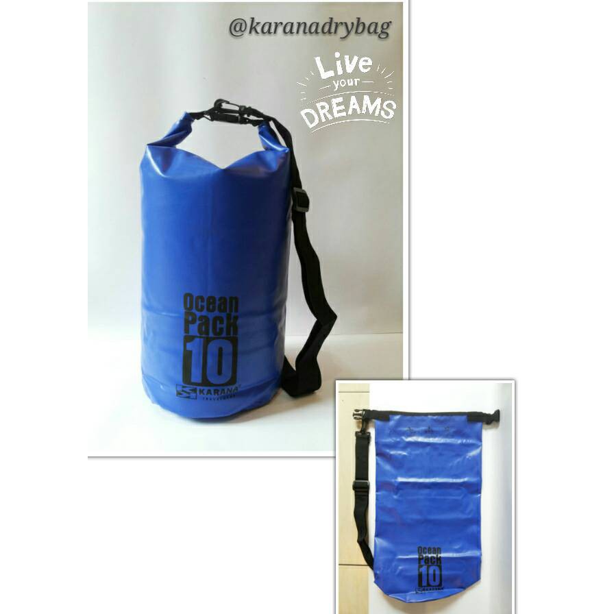 TAS SELEMPANG ANTI AIR (Dry Bag) 10 L -Pria & Wanita
