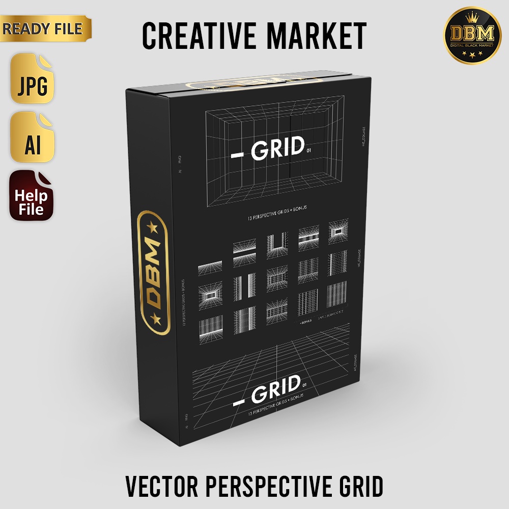 Vector Perspective Grid - Photoshop &amp; Illustrator