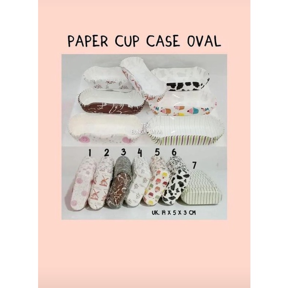

CASE ROTI/CUP ROTI/CUP LAMINASI OVAL 25's