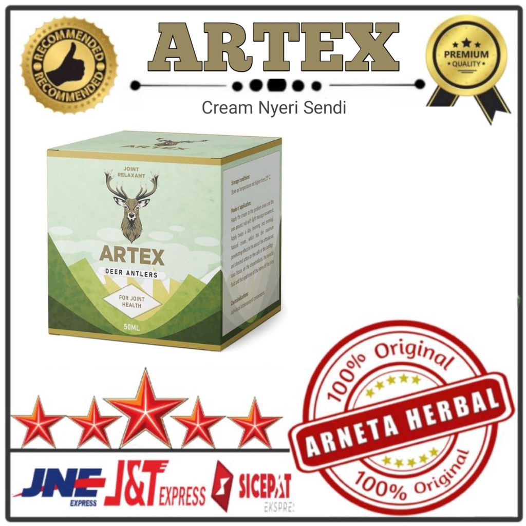 Artex Cream Asli Nyeri sendi Lutut Krim Herbal 100% Original