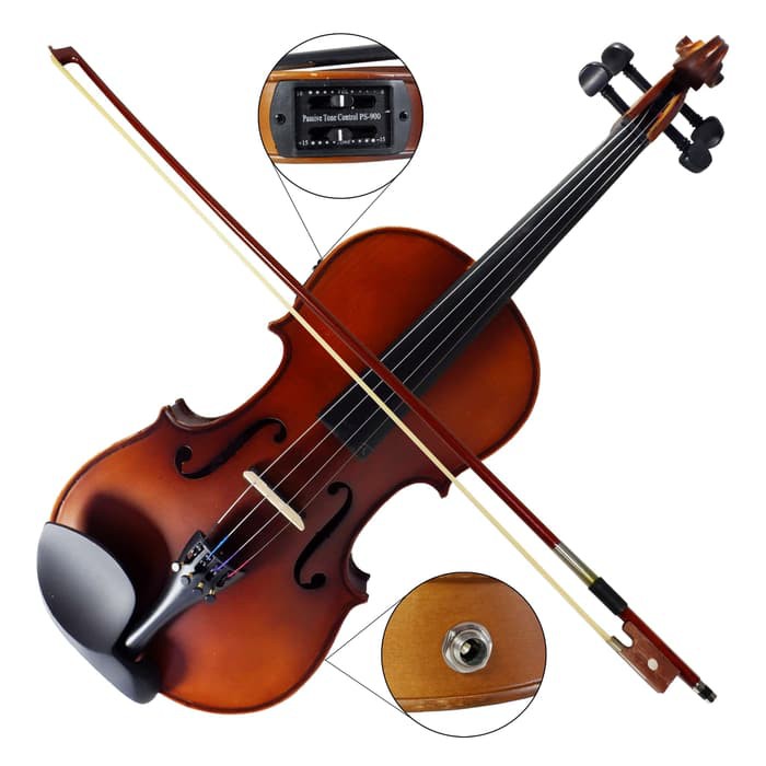 Biola Akustik Elektrik EQ Pickup Lespoir High Quality Violin