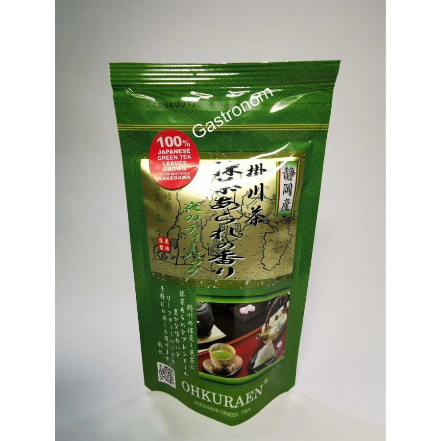 Ohkuraen Matcha Arare Genmaicha Evening Teabag 20 x 2.5 g /Teh Jepang