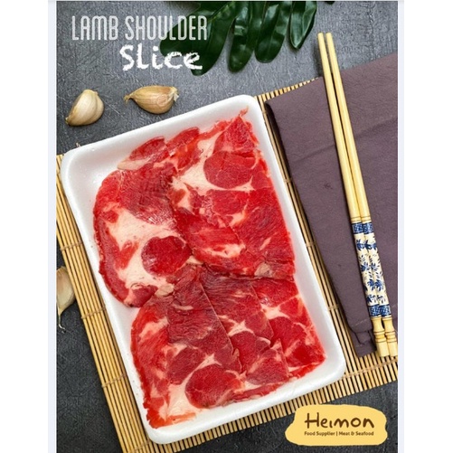 

AUS Lamb Shoulder Slice Daging Bahu Domba Slice