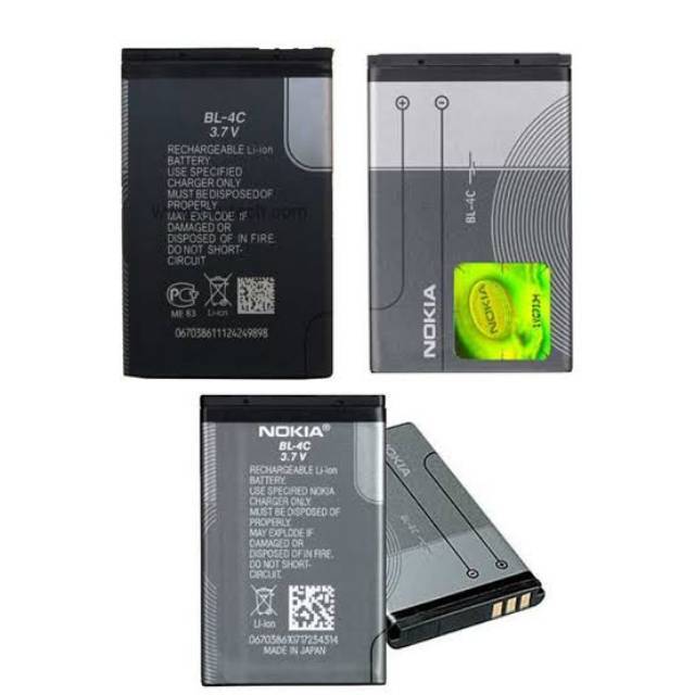 Battery baterai batere nokia BL4C, BL 4C, BL-4C