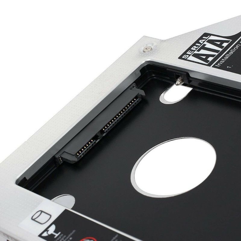 SSD HDD CADDY 9.5MM SLIM - SSD HDD CADDY 12.7MM HARDISK CADDY FOR LAPTOP 9.5M SLIM, CADDY HDD 9.5MM, CADDY HARDISK 9.5MM, HDD CADY 9.5M