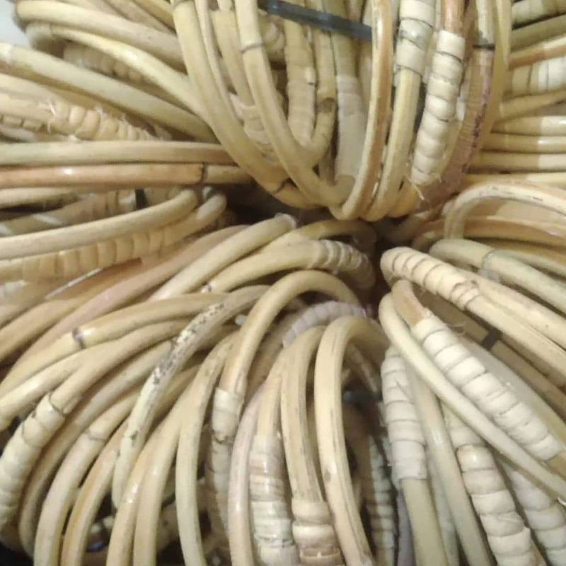 pegangan / handle / tali tas bahan rotan d 11 cm