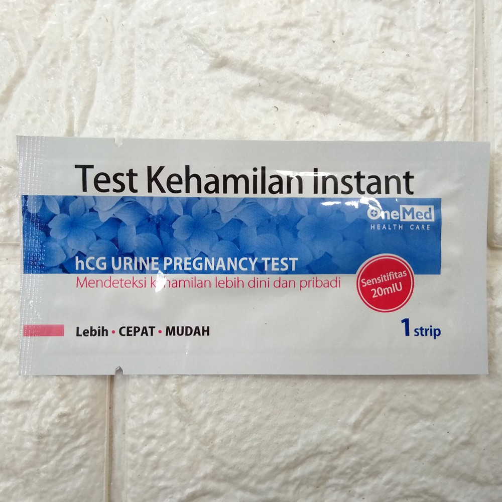 ONEMED TEST Pack Kehamilan INSTANT- Testpack tespek one med HCG urine pregnancy akurat mudah