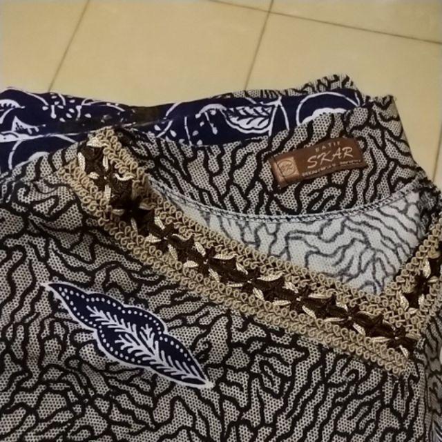 Daster Batik Jumbo - Motif Daun - Batik Pekalongan