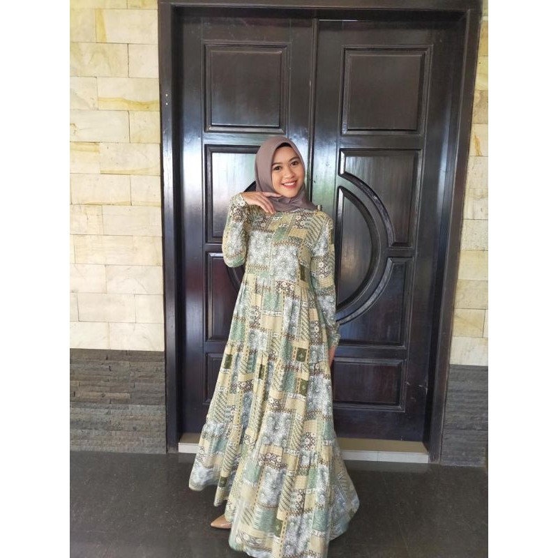 gamis / dress muslimah / dress muslim / dress cantik / gamis cantik