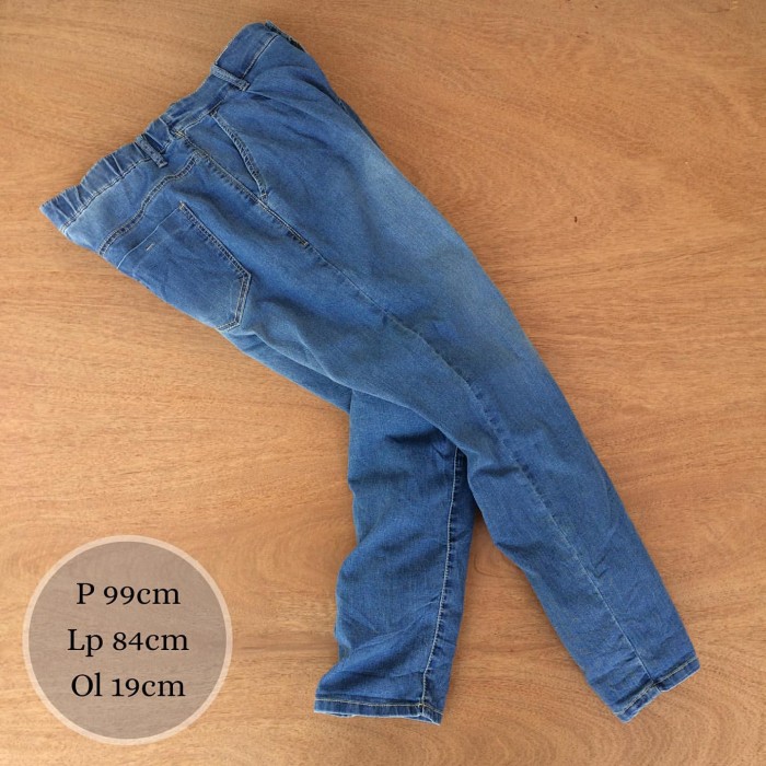 Celana Jeans Pria Original Relax Fit Cropped Tapered NIX JEANS Preloved Second Bekas