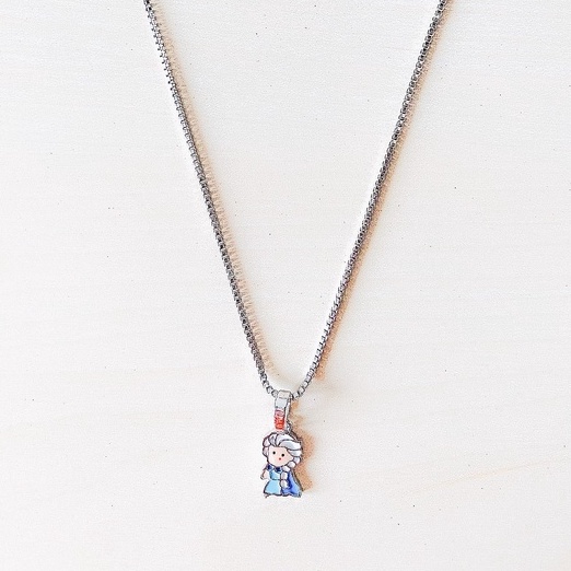 Kalung Anak Terbaru / Kalung Anak Xuping Model Kalung Elsa Silver Xuping