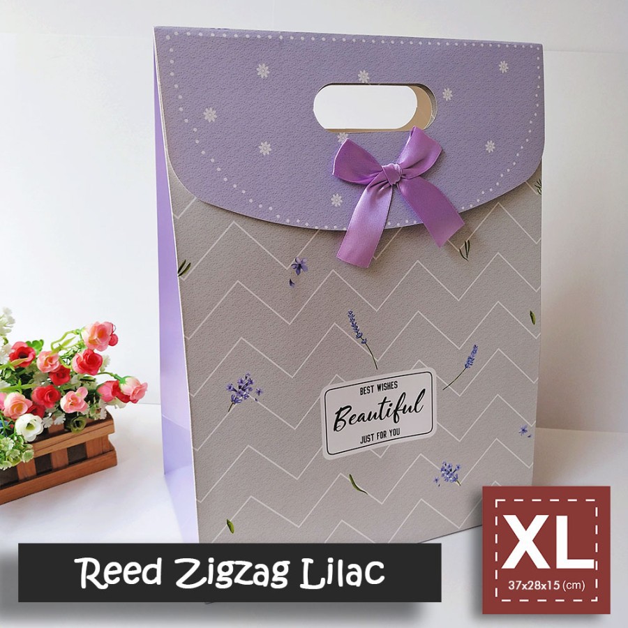 

Paper Bag Motif Ukuran XL / Tas Kertas Kado - REED