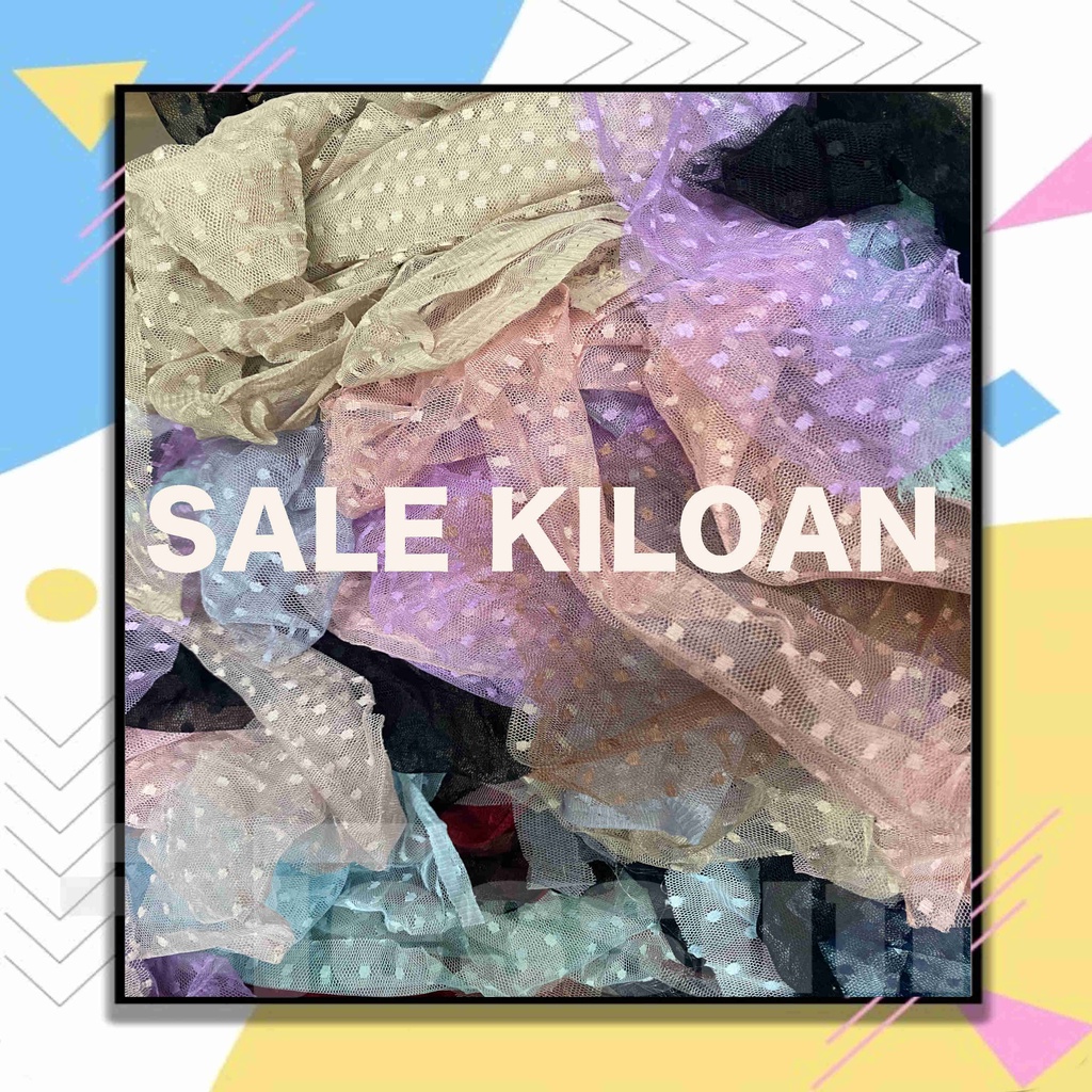 SALE: KAIN TILE DOT PER KILO