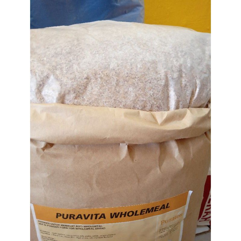 

Puravita Wholemeal / Tepung gandum - Repack 1kg