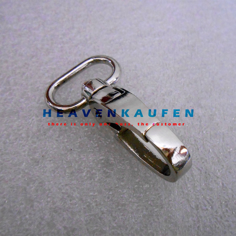 Pengait Kait Tas (Hook Tas) 2 cm Nikel Silver 2 cm Tebal Kualitas Premium