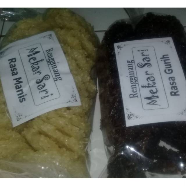 

Rengginan mekar sari varian rasa manis dan gurih kemasan 500 gram