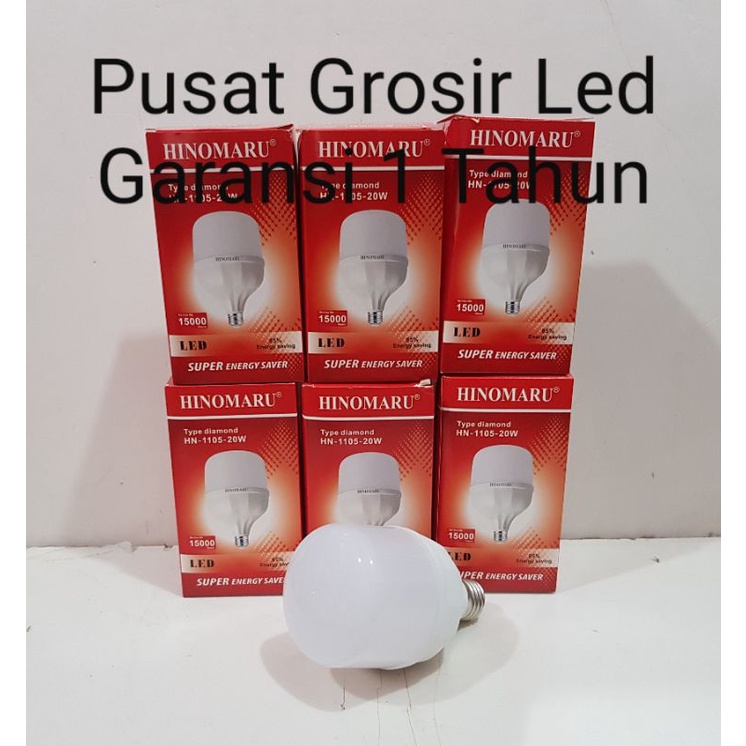 Lampu Led Hinomaru Diamond 20 watt 20w Cahaya Putih Garansi 1 Tahun