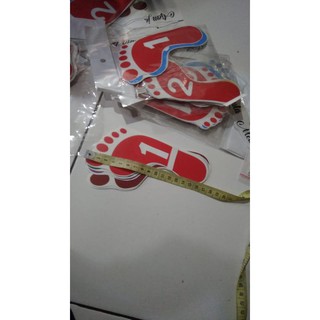  Sticker  Tapak Kaki  footstep Stiker  Tapak kaki  Sticker  