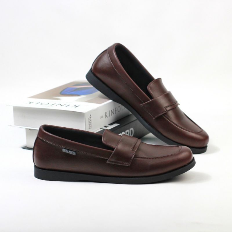 Xshoesbdg.id x Kevin Sepatu Slip On Pria Sepatu Casual Pria Slop Syntetic Sepatu Formal Kerja Kantor Kuliah