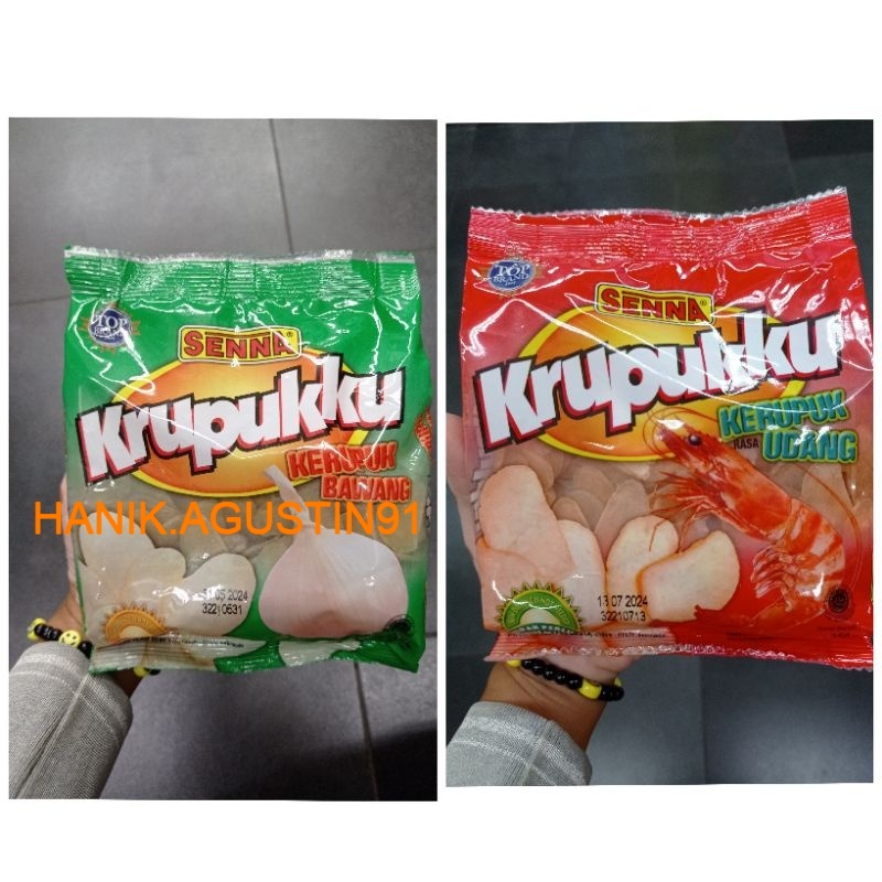 

Senna Krupukku Krupuk Udang 250 gr / Kerupuk Bawang 250gr