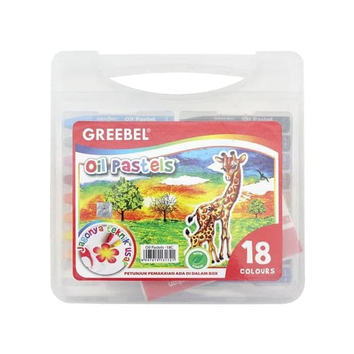 

Crayon / Oil Pastels Greebel 18 Warna