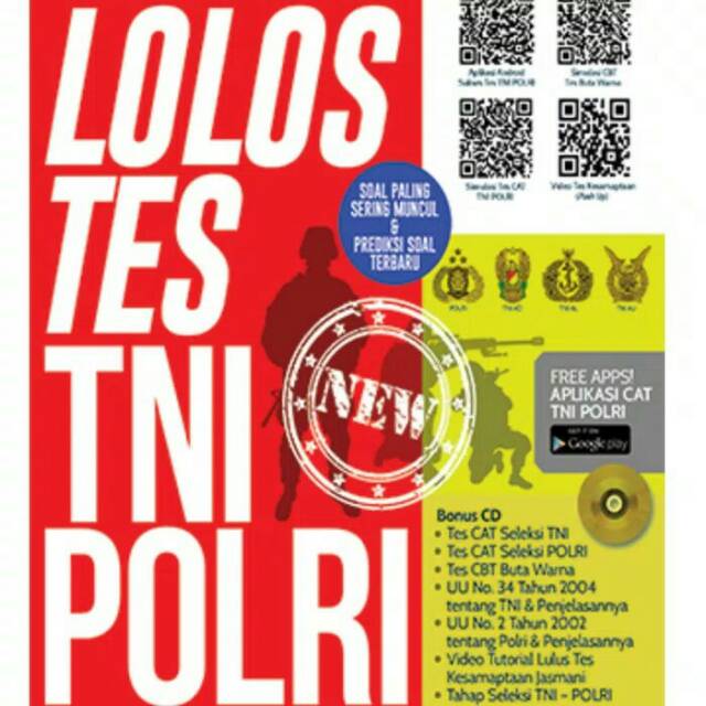 BUKU BABON LOLOS TES TNI POLRI