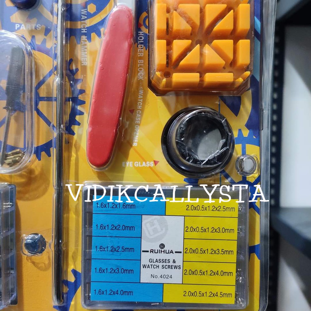 RUIHUA Alat Reparasi Alat service Servis jam Tangan Paket Lengkap 3936 ALAT SERVIS JAM TANGAN PAKET