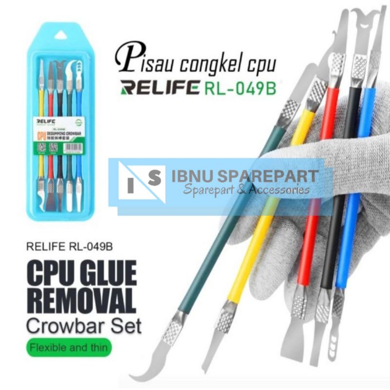 OPENING TOOLS ALAT PISAU CONGKEL BATERAI IC CPU RELIFE RL-049B CPU TOOL