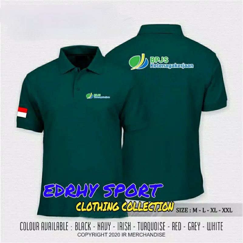 Poloshirt / Kaos Kerah Polo BPJS Ketenagakerjaan Terbaru Kualitas Distro