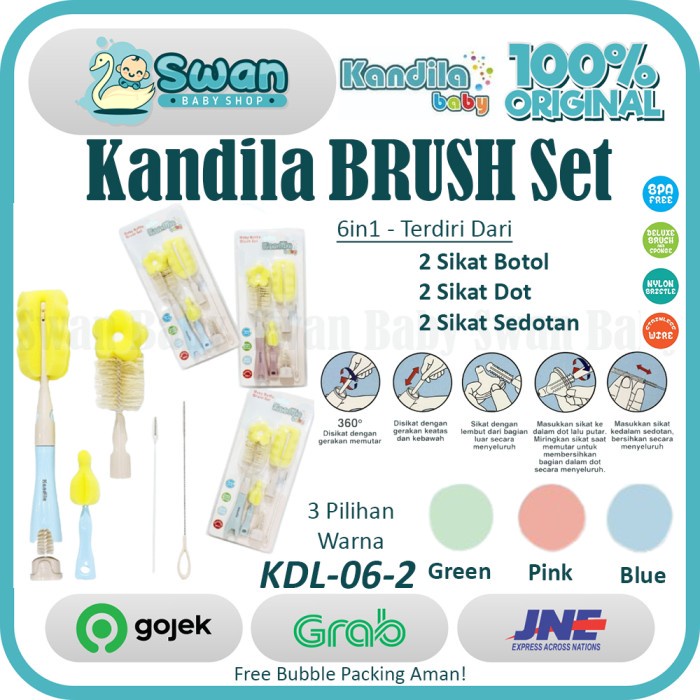 Kandila Bottle Brush 6 IN 1 KDL06-2