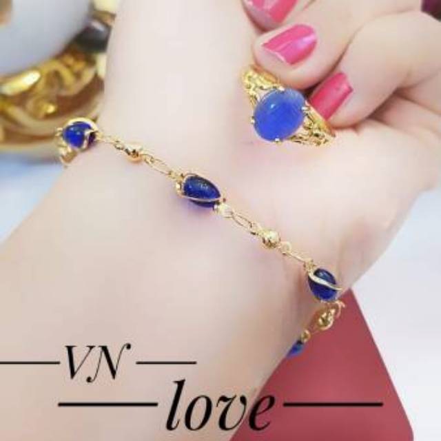 Xuping set perhiasan lapis emas 24k 1439