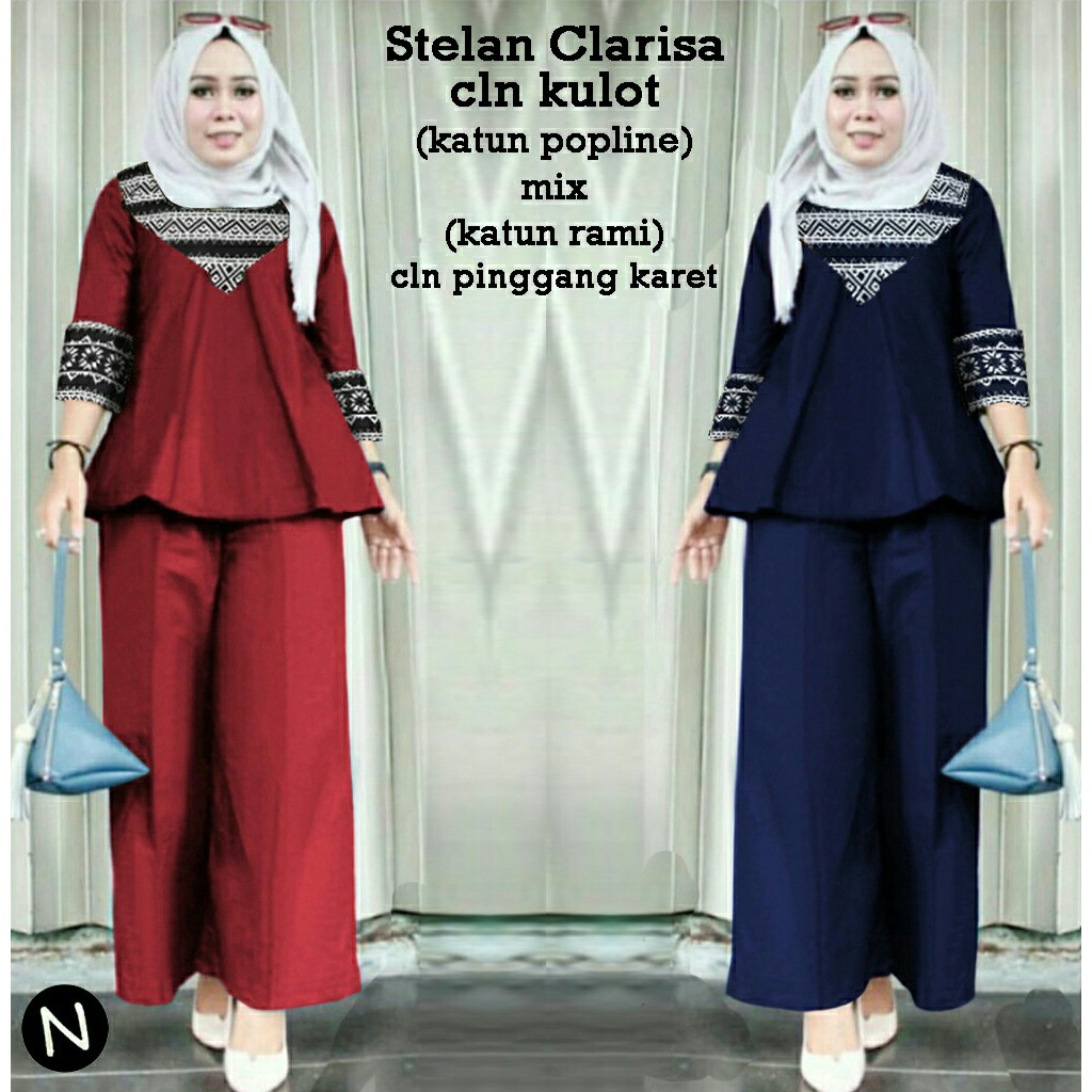 903381 -stelan cln kulot clarisa XL 2Warna