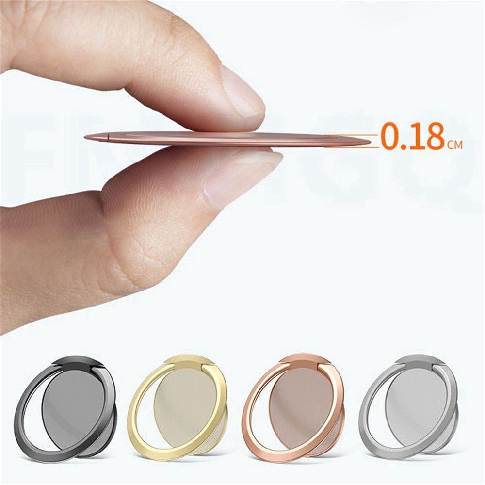 Ultra Thin Magnetic Phone Holder Mount Finger Ring Stand