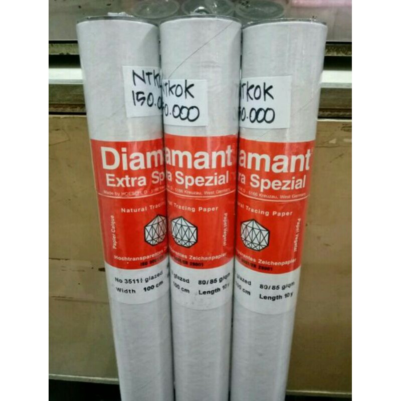 

Kertas Kalkir Roll Rol Diamant 80/ 85 Gram