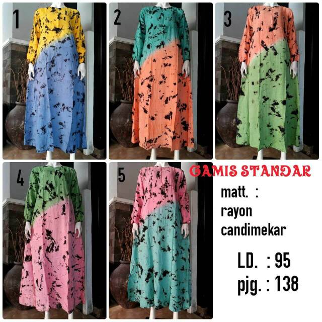 Gamis standar/gamis harian/gamis adem