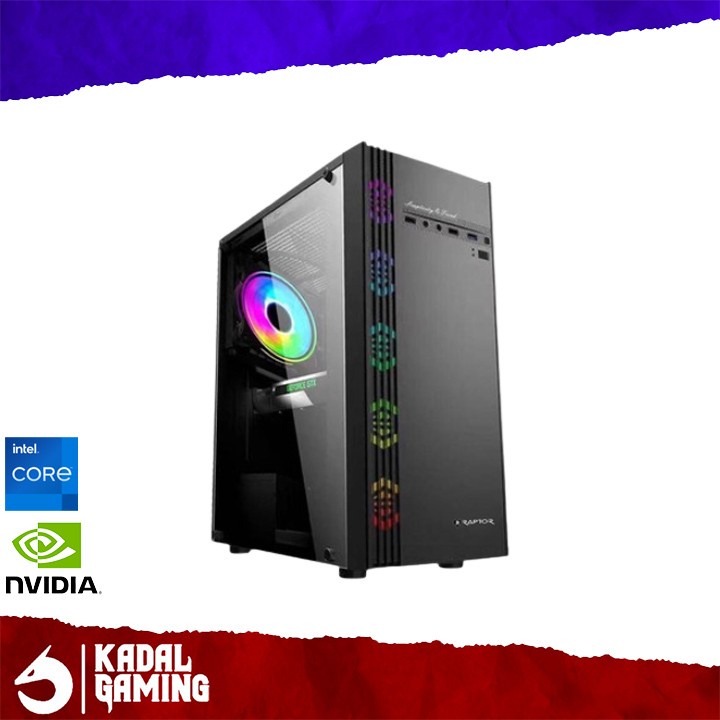 PC LIVESTREAMING I5 14400F VGA RTX 5060TI 32GB RAM GAMING EDITING FULLSET SIAP PAKAI RENDERING