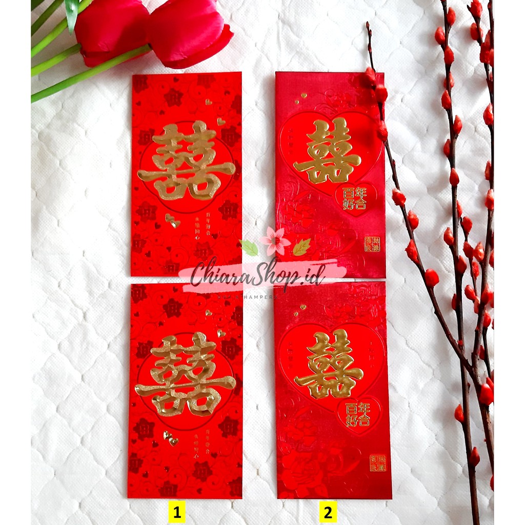 

Angpao/ Angpau Shuang Xi/ Angpau Sangjit Besar / Angpau Pernikahan