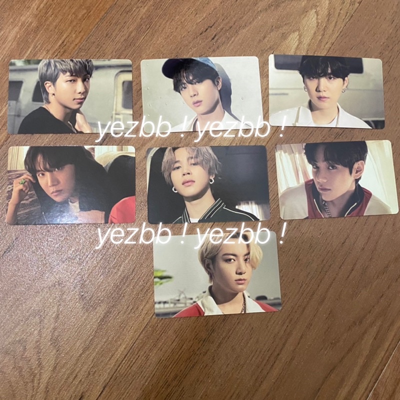 [READY] Pc photocard pob benefit weverse set bts the best jin namjoon tae jungkook jimin hobi suga