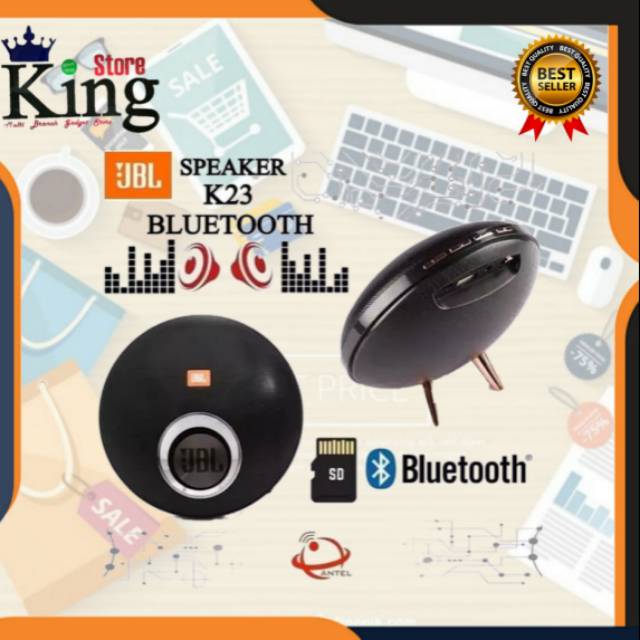 SPEAKER BLUETOOTH JBL K23 PORTABLE WIRELESS JBL K23 BASS ALUS PISAN