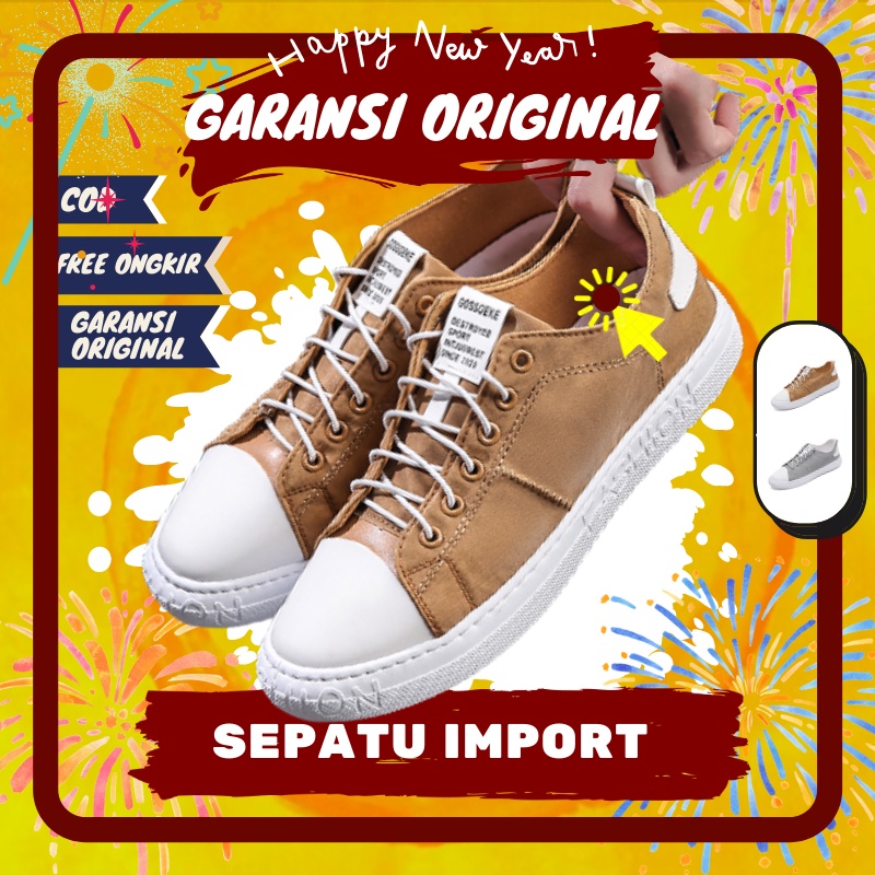 ⭐⭐⭐⭐⭐Original Sesuai Gambar Sepatu Pria Import K5 - spatu santai pria cowok kekinian kats cats cets 
