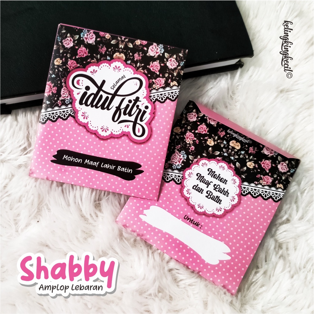 

AMPLOP LEBARAN 2025 - SHABBY CHIC KECIL