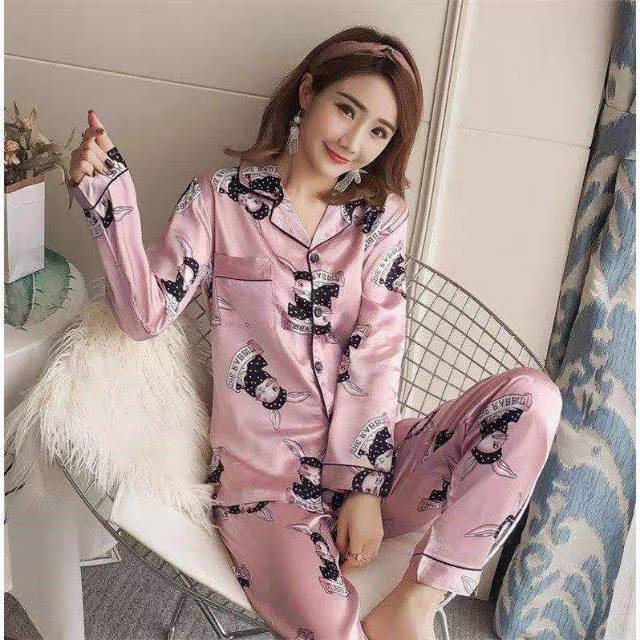 Jual BJ Set Satin The Rabbit PP / Piyama Import | Shopee Indonesia